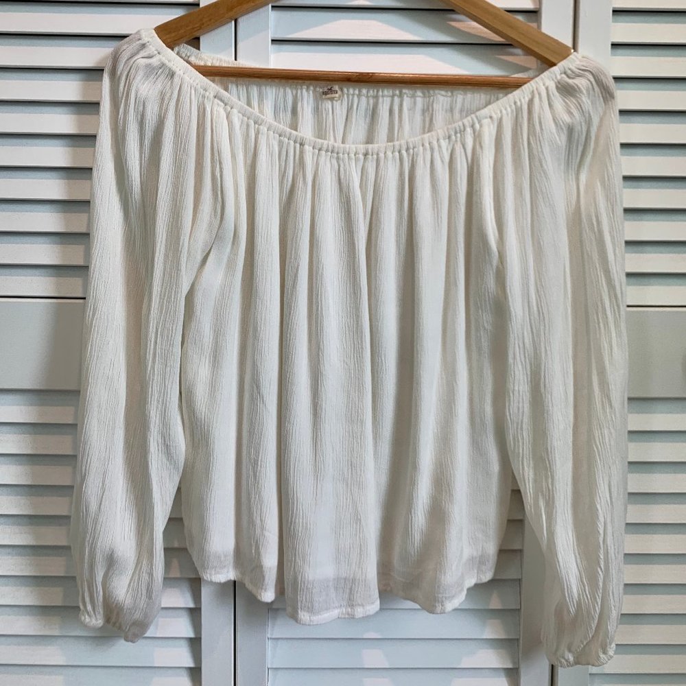 Hollister off the shoulder top